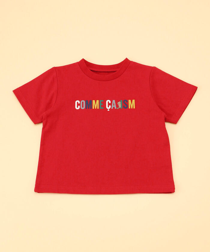 セール】 コムサイズム（キッズ）(COMME CA ISM KIDS) |ロゴプリント 半袖Tシャツ(80・90cm)(504673300)  MAGASEEK