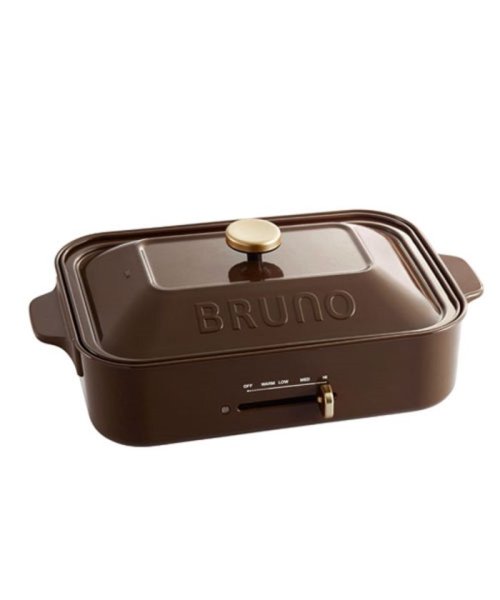 BRUNO(ブルーノ)/コンパクトホットプレート/ブラウン