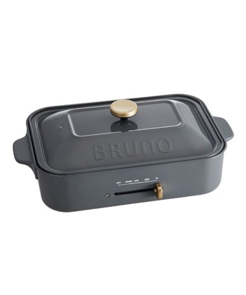 BRUNO(ブルーノ)/コンパクトホットプレート/チャコールグレー