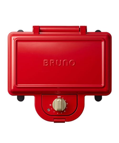 BRUNO(ブルーノ)/ホットサンドメーカー ダブル/レッド