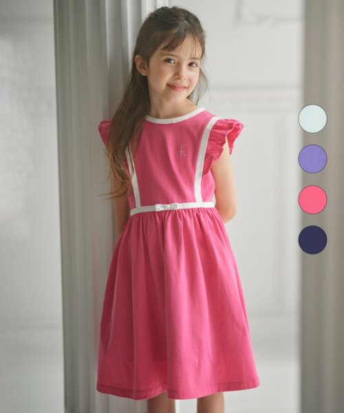 150 160cm トリム カラー ワンピース 組曲kids Kumikyoku Kids Magaseek