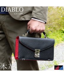 DIABLO/セカンドバッグ メンズ 財布機能付き 本革 コンパクト 2way ショルダー付き 牛革 革 レザー 鍵付き ミニバッグ DIABLO ディアブロ KA－1183/504770505