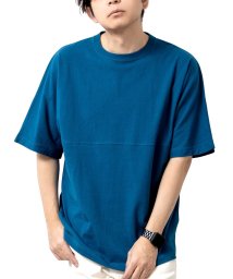  GENELESS(GENELESS)/tシャツ メンズ 半袖 BIGtシャツ オーバーサイズ USAコットン ドロップショルダー 半袖Tシャツ/グリーン