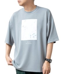  GENELESS(GENELESS)/tシャツ メンズ 半袖 接触冷感 Tシャツ 涼しい 無地 プリント 夏服 夏 ゆったり オーバーサイズ/グレー