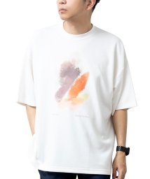  GENELESS(GENELESS)/tシャツ メンズ 半袖 接触冷感 Tシャツ 涼しい 無地 プリント 夏服 夏 ゆったり オーバーサイズ/ホワイト系4