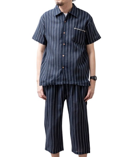Geneless Geneless 父の日 パジャマ メンズ 部屋着 しじら織 夏 シャツ 上下 セットアップ 和風 ルームウェア メンズシャツ Magaseek Geneless Geneless 父の日 パジャマ メンズ 部屋着 しじら織 夏 シャツ 上下 セットアップ 和風 ルームウェア メンズシャツ Magaseek