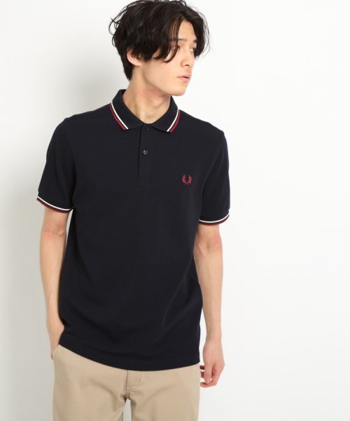 Dessin(デッサン)/FRED PERRY ポロシャツ/ネイビー（093）