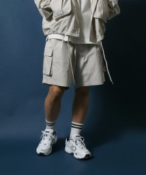 ANPAS(ANPAS)/【ANPAS】Tuck Cargo Shorts/カーゴショーツ/オフホワイト