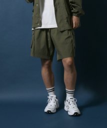 ANPAS(ANPAS)/【ANPAS】Tuck Cargo Shorts/カーゴショーツ/カーキ