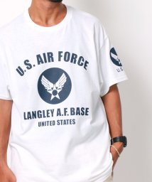 MARUKAWA(マルカワ)/US エアフォース プリントTシャツ/ギルダン(GILDAN) ミリタリー 半袖 アメカジ USAF/柄1