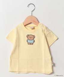 petit main(プティマイン)/【miffy】アップリケTシャツ/クリーム