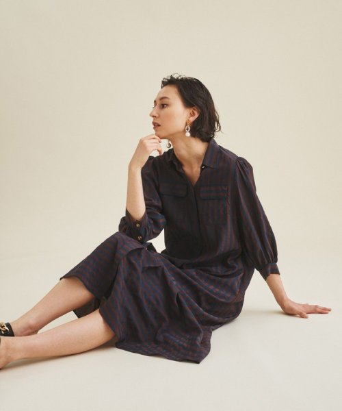 サッカーボーダーシャツワンピース グレースコンチネンタル Grace Continental Magaseek