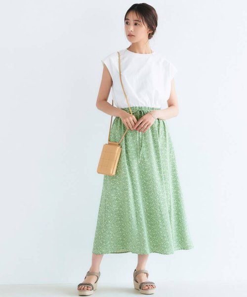 セール 一枚でコーデがきまる ドッキングフレアワンピース グローブ Grove Magaseek