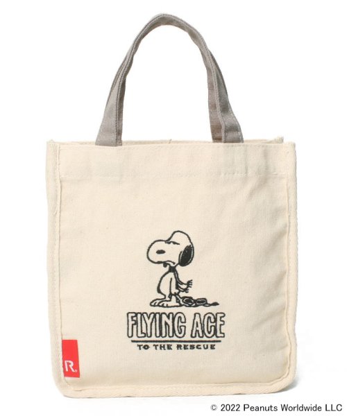スヌーピー Snoopy ショルダー付 ミニ トートバッグ Ip スクエア キャンバス Peanuts7q 54 ｒｏｏｔｏｔｅ Rootote Magaseek