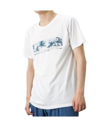 MAC HOUSE(men)(マックハウス（メンズ）)/T－GRAPHICS ティーグラフィックス フォトプリント半袖Tシャツ EJ223－MC304/ホワイト