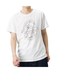 MAC HOUSE(men)(マックハウス（メンズ）)/T－GRAPHICS ティーグラフィックス アウトドアプリント半袖Tシャツ EJ223－MC305/ホワイト