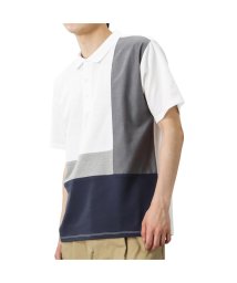 MAC HOUSE(men)(マックハウス（メンズ）)/SARARI サラリ ブロック切替ポロシャツ MC22－250－23T/ホワイト