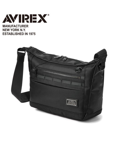 AVIREX(AVIREX)/アヴィレックス アビレックス バッグ ショルダーバッグ メンズ ブランド ミリタリー 斜めがけ かっこいい AVIREX AX2052/ブラック