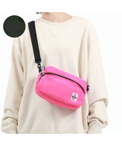 CHUMS(チャムス)/【日本正規品】チャムス ショルダー CHUMS 斜めがけ Shoulder Pouch Sweat ミニショルダー 撥水 CH60－2701 CH60－0627/ピンク系1