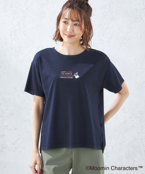 セール ムーミンコラボ ミィプリントtシャツ プチ オンフルール Petit Honfleur Magaseek