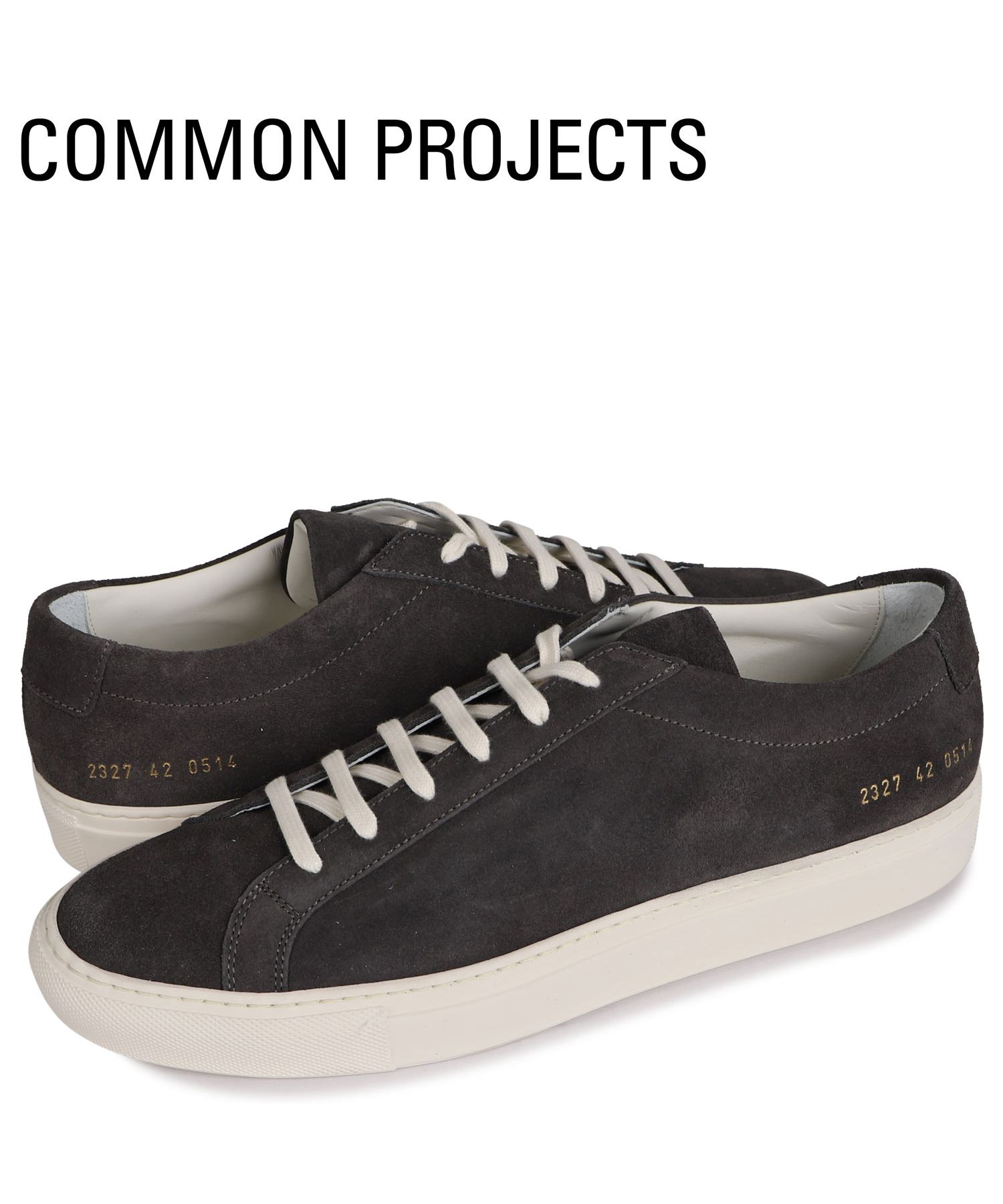 コモンプロジェクト Common Projects スニーカー アキレス ロー スエード メンズ ACHILLES LOW SUEDE ブラック 黒  2327－(504773221) | コモンプロジェクト(CommonProjects) - MAGASEEK