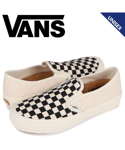 Vans ヴァンズ スリッポン スニーカー メンズ レディース バンズ Slip On Sf ホワイト 白 Vn0a3mvd42e ヴァンズ Vans Magaseek