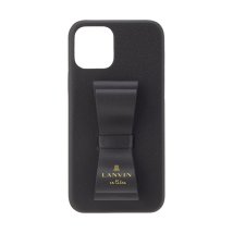 LANVIN en Bleu(Smartphone case)/LANVIN en Bleu － Slim Wrap Case Stand & Ring Ribbon for iPhone 13 Pro Max [ Blac/504773408