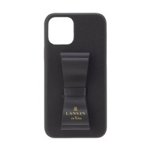 LANVIN en Bleu(Smartphone case)/LANVIN en Bleu － Slim Wrap Case Stand & Ring Ribbon for iPhone 13 mini [ Black ]/504773409