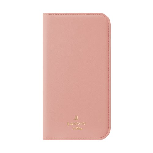 LANVIN en Bleu(Smartphone case)(ランバンオンブルー（スマホケース）)/LANVIN en Bleu － Folio Case Stand & Ring Ribbon 2－Tone for iPhone 13 Pro Max [ B/ピンク系