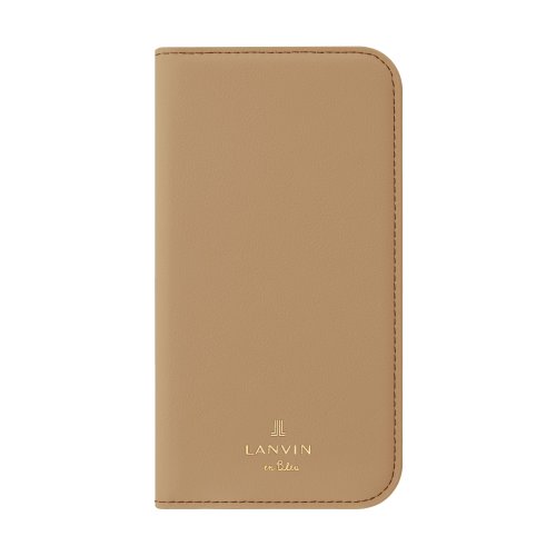 LANVIN en Bleu(Smartphone case)(ランバンオンブルー（スマホケース）)/LANVIN en Bleu － Folio Case Stand & Ring Ribbon 2－Tone for iPhone 13 Pro Max [ R/テラコッタ系