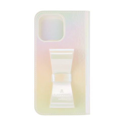 LANVIN en Bleu(Smartphone case)(ランバンオンブルー（スマホケース）)/LANVIN en Bleu － Folio Case Stand & Ring Ribbon for iPhone 12/12 Pro [ Aurora ]/オーロラ