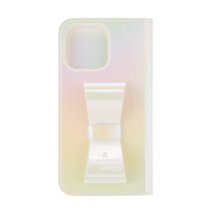 LANVIN en Bleu(Smartphone case)/LANVIN en Bleu － Folio Case Stand & Ring Ribbon for iPhone 13 mini [ Aurora ]/504773427