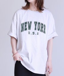reca(レカ)/ビッグシルエットロゴTシャツ(220523)/ホワイト
