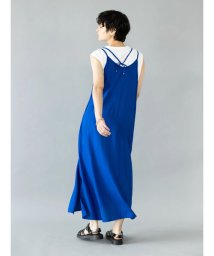 koe(コエ)/レーヨンキャミワンピ/ブルー