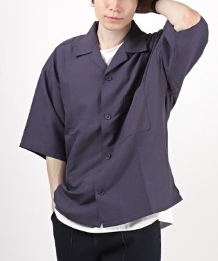 LUXSTYLE/速乾ビッグオープンカラー半袖シャツ/オープンカラーシャツ メンズ 半袖 ビッグシルエット/504775175