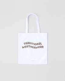 Traditional Weatherwear(トラディショナル　ウェザーウェア)/WAVE LOGO TOTE/ホワイト