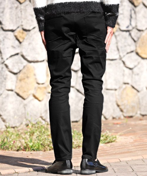 セール ラグスタイル Luxstyle ストレッチツイルサルエルパンツ サルエルパンツ メンズ パンツ ストレッチ Bitter ビター系 Magaseek