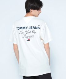 TOMMY JEANS(トミージーンズ)/フォントロゴTシャツ/ホワイト