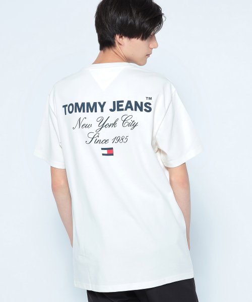 TOMMY JEANS(トミージーンズ)/フォントロゴTシャツ/ホワイト
