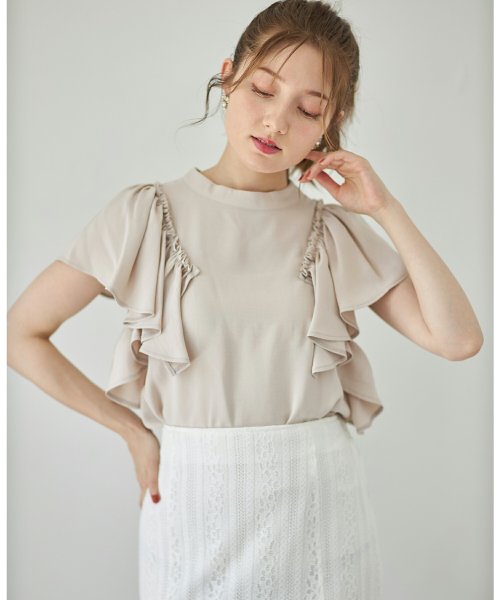 セール ２ｗａｙオープンショルダーラッフルフリルブラウス トッコクローゼット Tocco Closet Magaseek