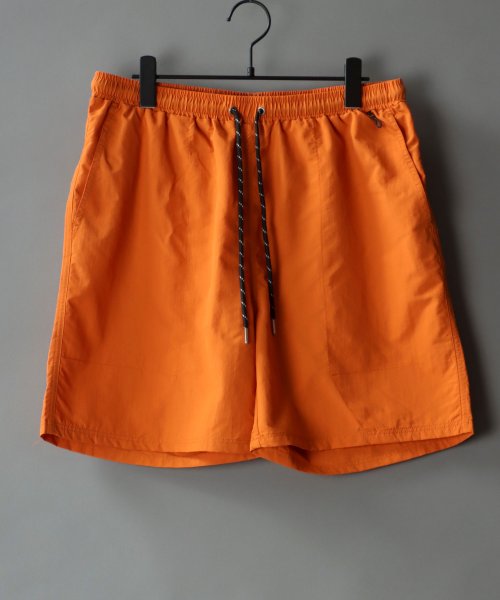 SITRY(SITRY)/【SITRY】Mesh pocket Nylon Shorts/メッシュ ポケット ナイロン ショーツ/オレンジ