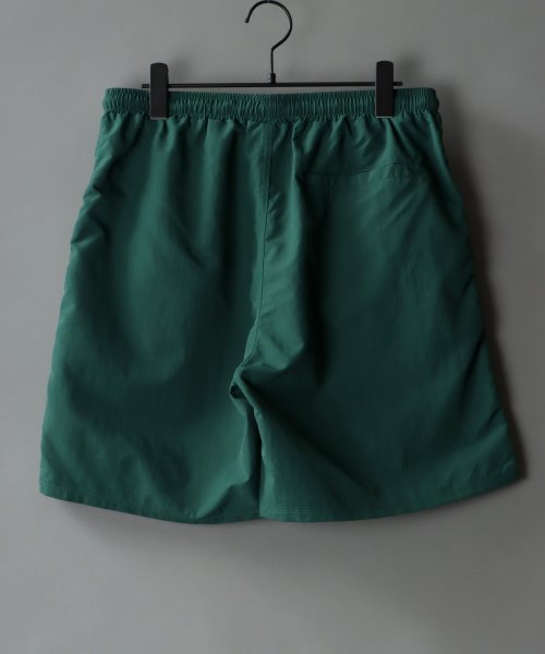 SITRY(SITRY)/【SITRY】Mesh pocket Nylon Shorts/メッシュ ポケット ナイロン ショーツ/グリーン