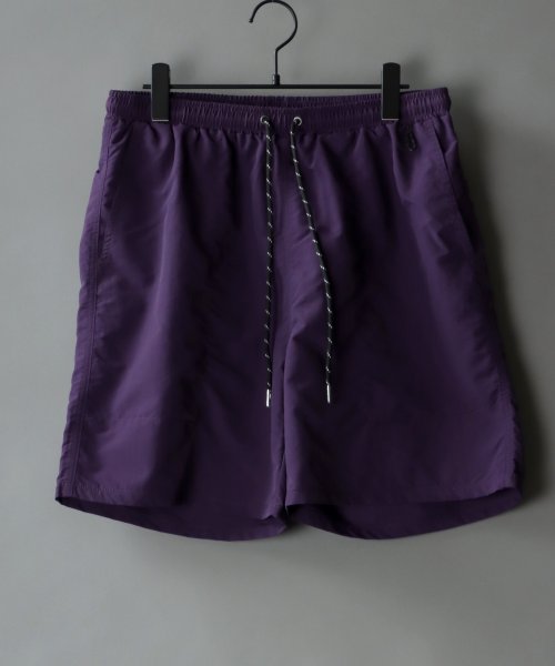 SITRY(SITRY)/【SITRY】Mesh pocket Nylon Shorts/メッシュ ポケット ナイロン ショーツ/パープル