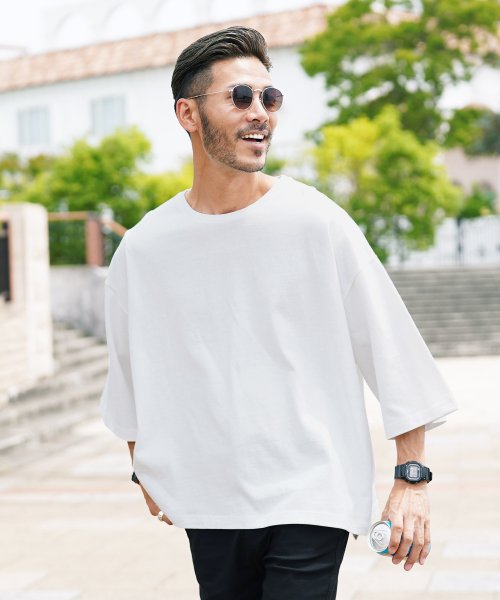 セール 天竺ビッグtシャツ Tシャツ メンズ おしゃれ ティーシャツ 半袖 5分袖 カットソー トップス クルーネック ビッグシルエット オーバーサイズ ジギーズショップ Jiggys Shop Magaseek