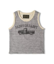 DaddyOhDaddy(ダディオダディ)/【子供服】 Daddy Oh Daddy (ダディオダディ) 車・ロゴリバーシブルタンクトップ 90cm～150cm V36960/グレー
