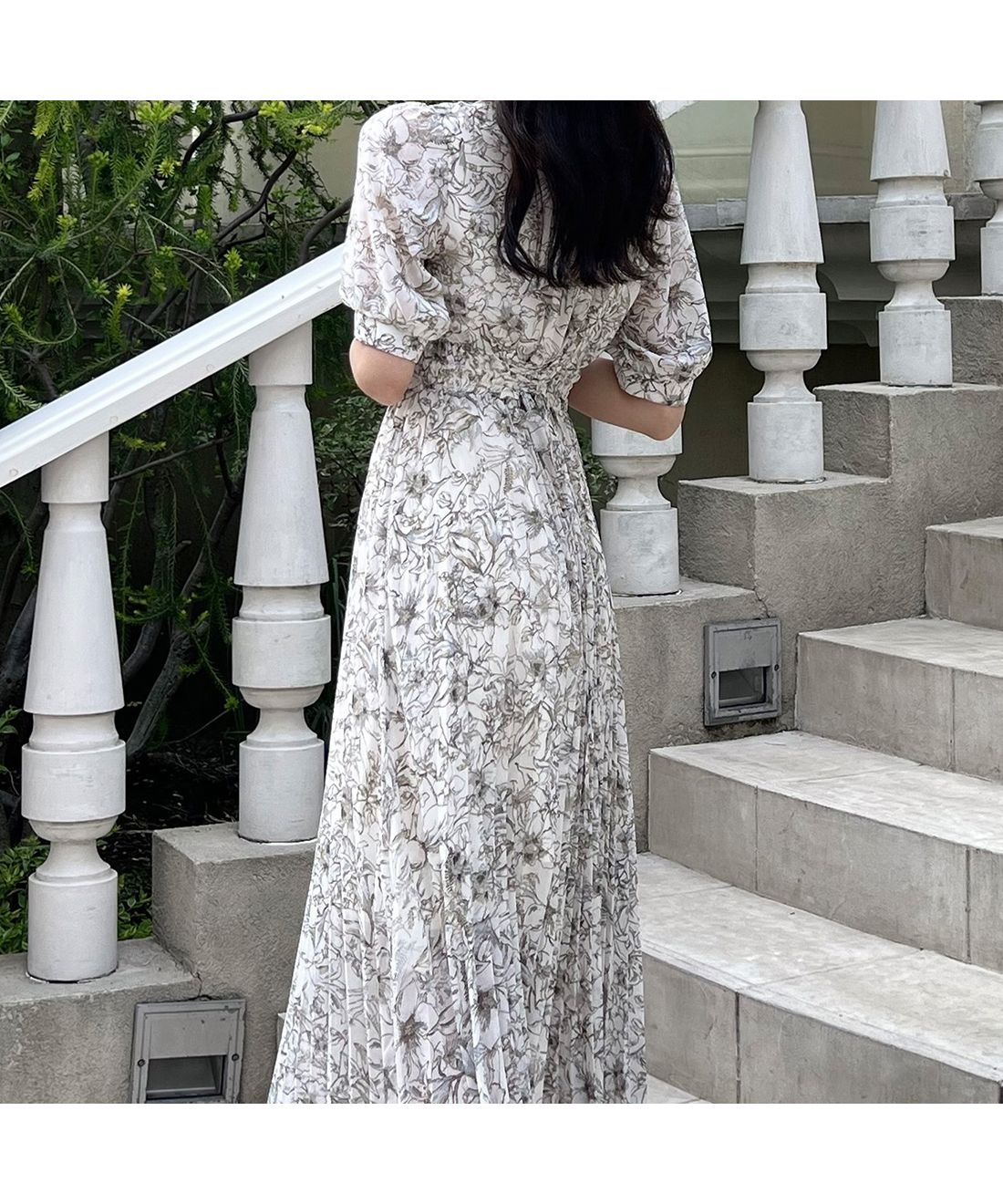 シビラ新品変形 3way フリル カシュクール ロング ワンピース