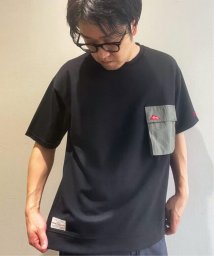 ikka(イッカ)/URBAN NATURE LIFE アーバンネイチャーライフ フラップポケットTシャツ/ブラック