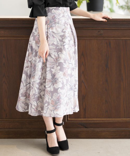 セール ドローイングフラワースカート ミッシュマッシュ Misch Masch Magaseek