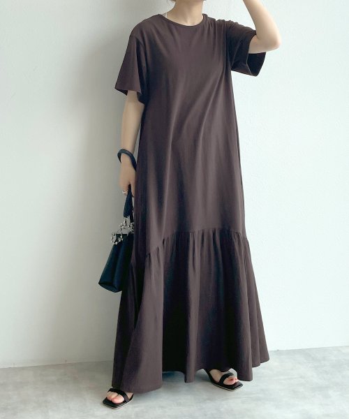 セール バックオープンティアードカットワンピース ダブルクローゼット W Closet Magaseek