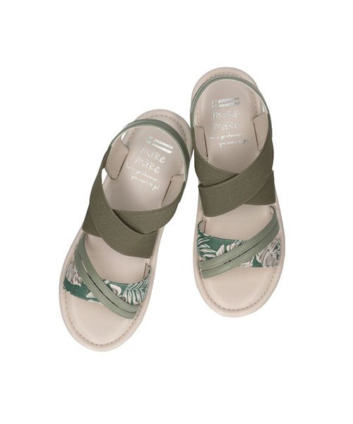 ｍａrｅ ｍａrｅ マーレマーレ クロスゴムサンダルwx レディース 歩きやすい Mare Mare Mare Mare Magaseek